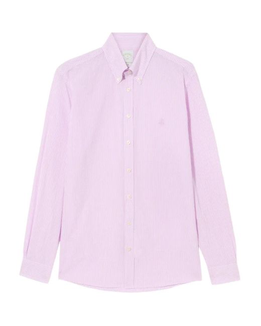 Brooks Brothers Pink Striped Button-Down Shirt for men