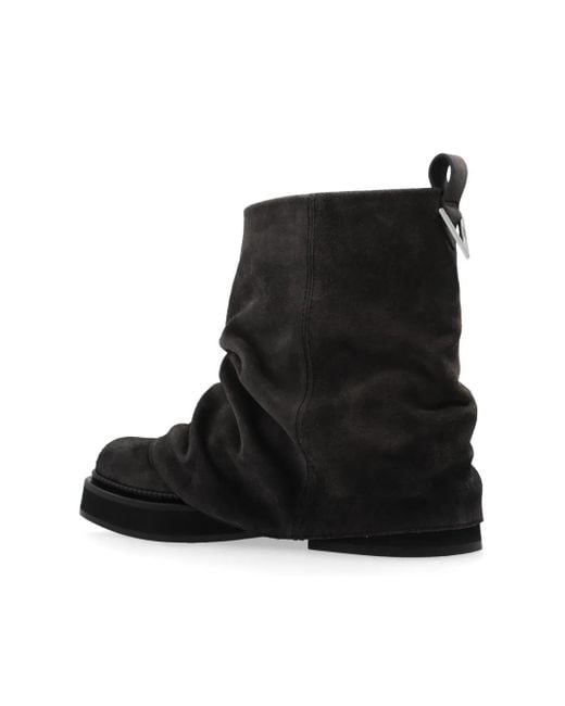 The Attico Black 'Mini Robin' Boots