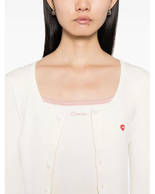 Chocoolate ロゴ トップ White