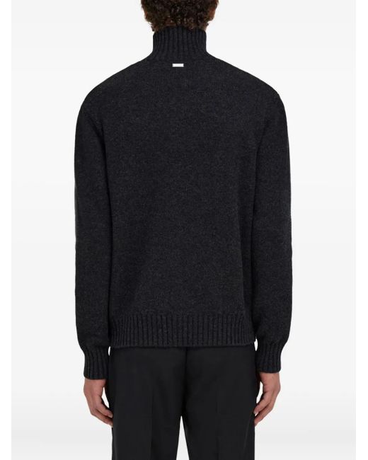 Ferragamo Blue Cashmere Sweater for men
