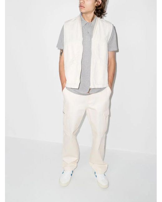 Sunspel White Short-Sleeve Polo Shirt for men