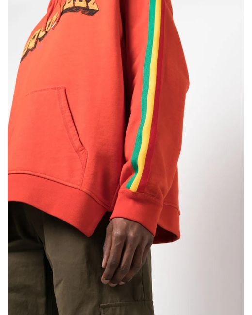 DSquared² Pink Hoodie En Coton À Logo Imprimé for men