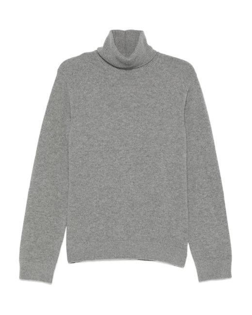 MM6 by Maison Margiela Gray Classic Knit Sweater With Comfortable Fit for men