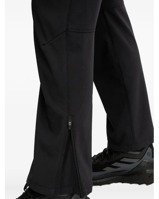 Jack Wolfskin Black Zip-Up Performance Trousers