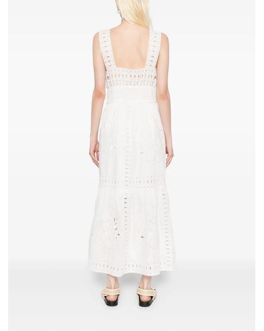 Rails Fawn Jurk in het White