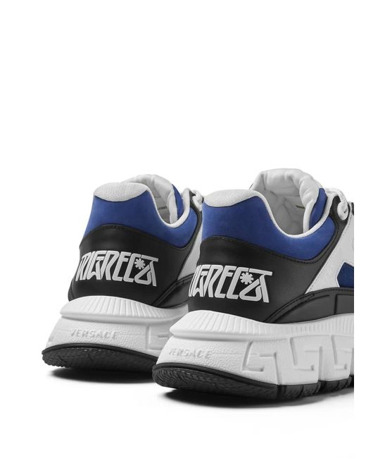 Versace Blue Trigreca Sneakers for men