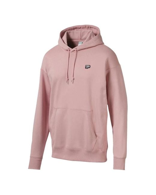 PUMA Pink Downtown Hoodie for men
