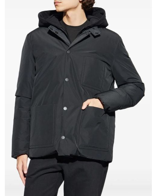 Moncler Black Reversible Down Jacket 'Ouille' for men