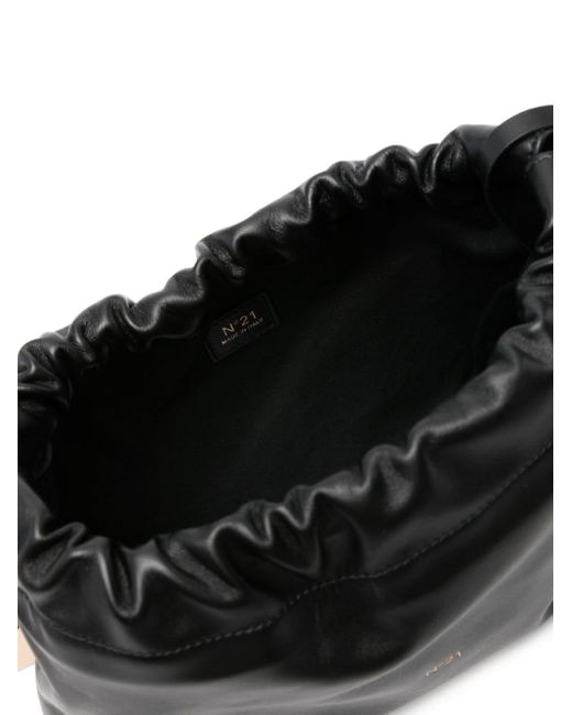 N°21 Black Eva Leather Bucket Bag
