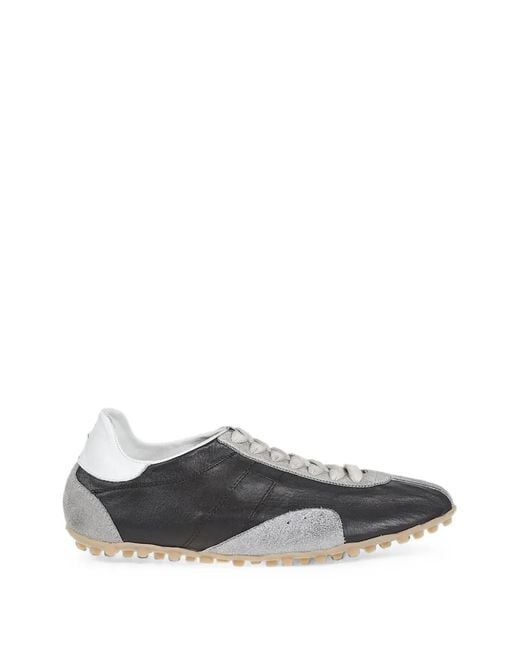 Maison Margiela Gray Sprinters Panelled Sneakers for men