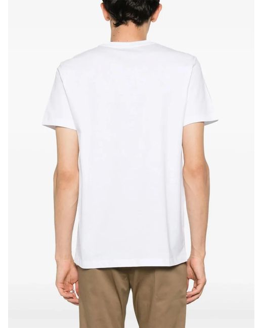 Peserico T-Shirt Mit Logo-Print in White für Herren