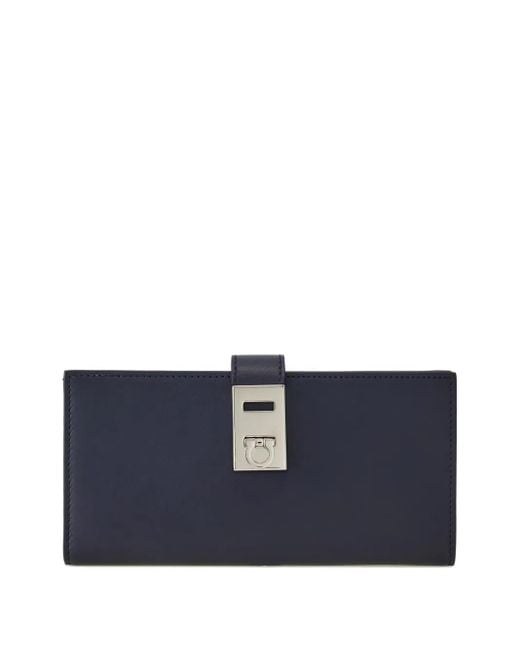 Portafoglio Gancini di Ferragamo in Blue