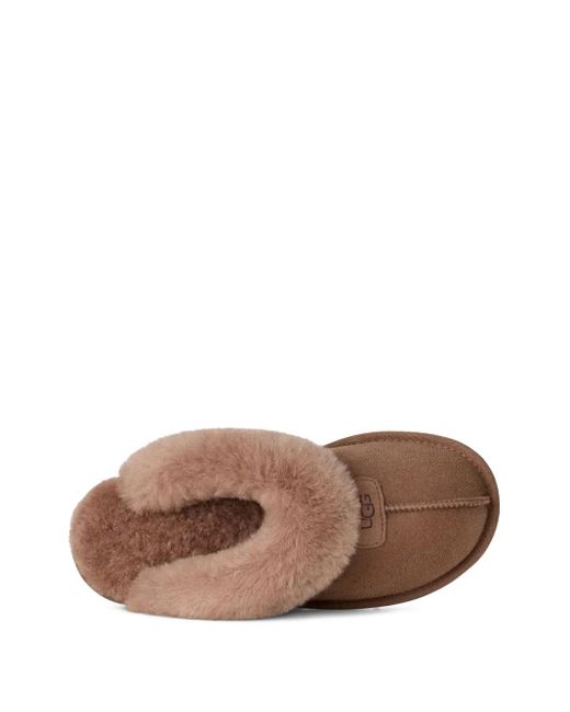 Ugg Brown Coquette Flat Slippers