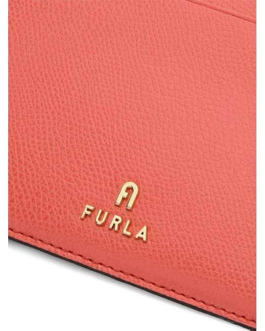 Furla Pink Medium Camelia Card Holder