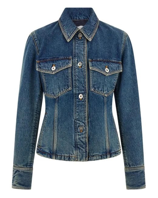 Ferragamo Blue Denim Jacket