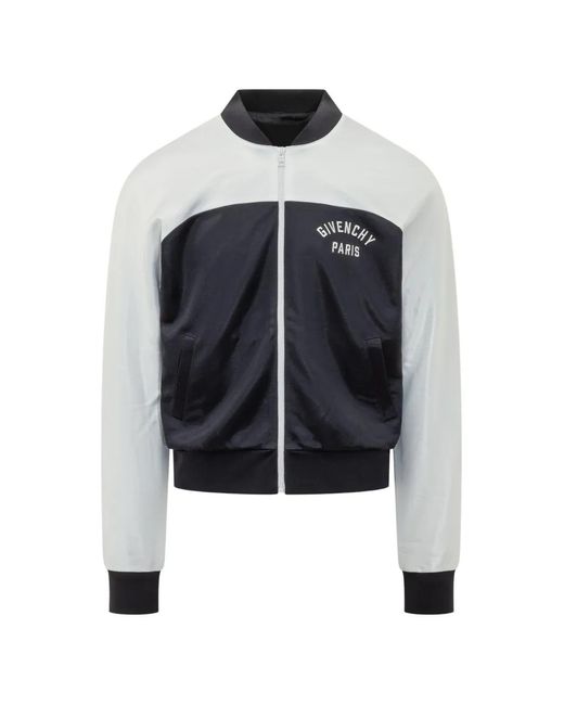 Givenchy Blue Zipped Track Jacket for men