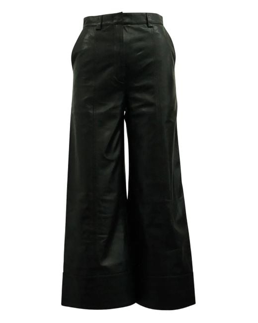 Pantalones de piel Dodo Bar Or de color Black