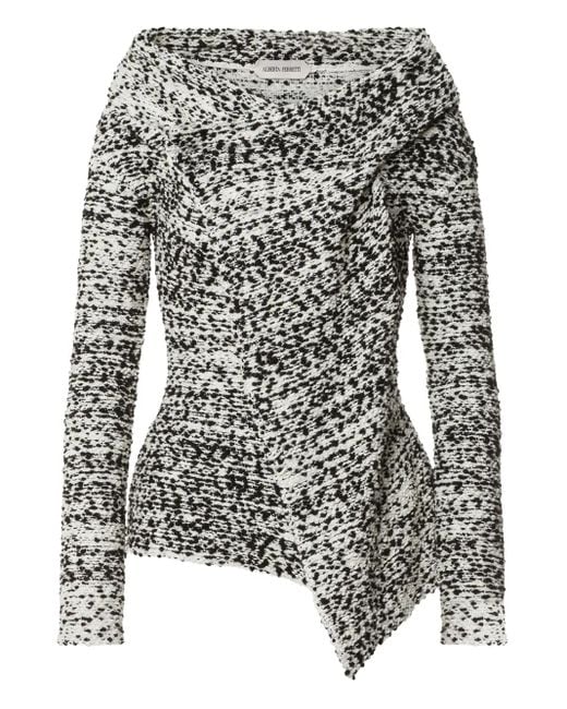Alberta Ferretti Asymmetrisch Jack in het Gray