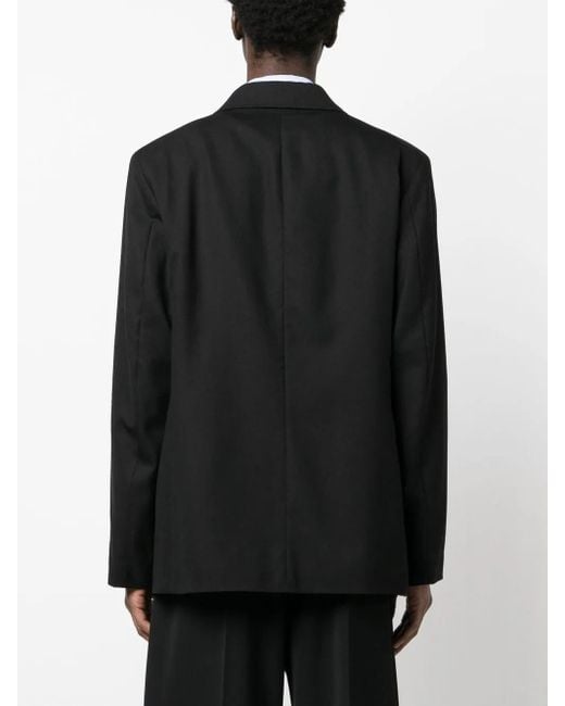Blazer Unconstructed con doble botonadura Our Legacy de hombre de color Black