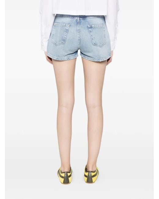 ICON DENIM Blue Five-Pocket Shorts