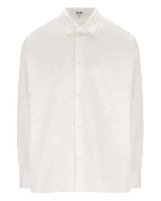 Loewe Button-Down Overhemd in het White voor heren