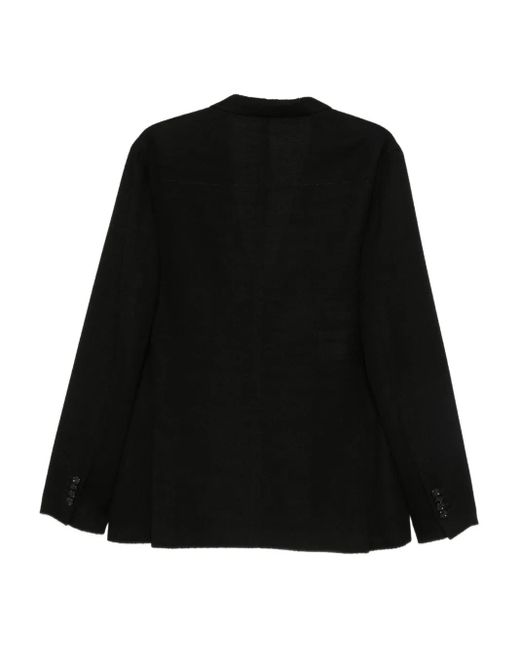 Lardini Black Double-Breasted Jacket for men