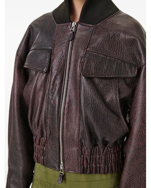 IRO Brown Flap-Pocket Jacket