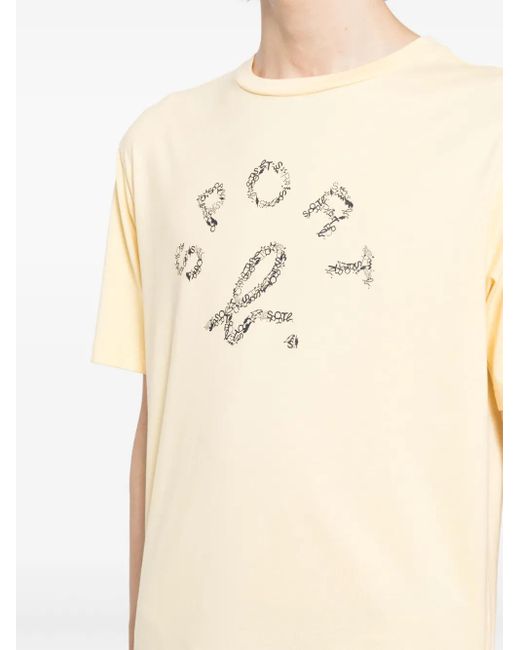メンズ SPORT b. by agnès b. ロゴ Tシャツ Natural