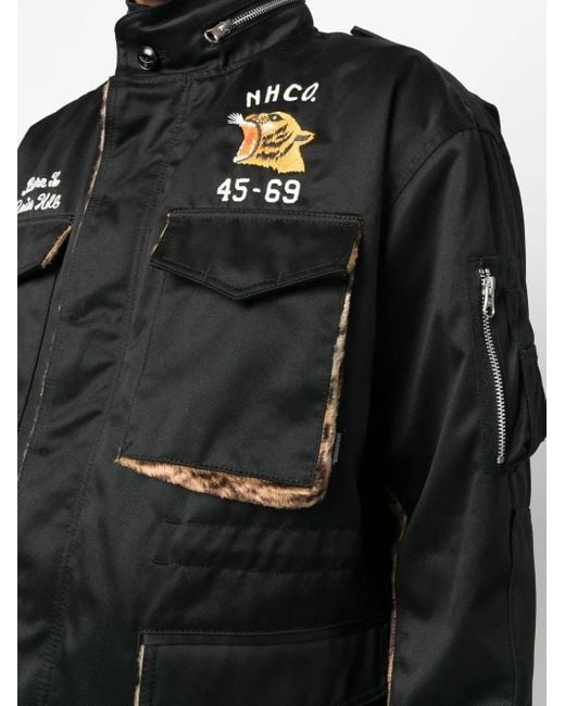 Neighborhood Black M-65 Padded Jacket for men