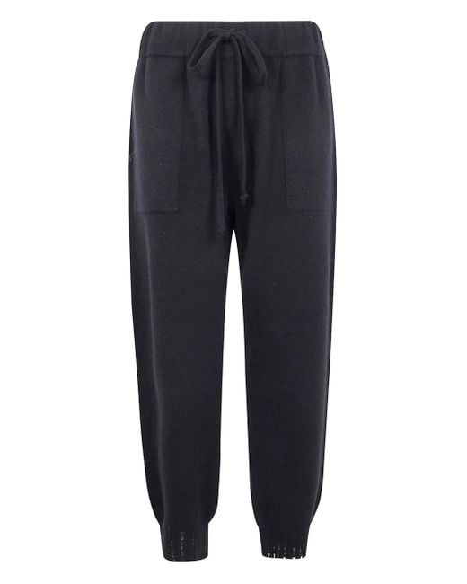 Uma Wang Blue Drawstring Pocket Trousers for men