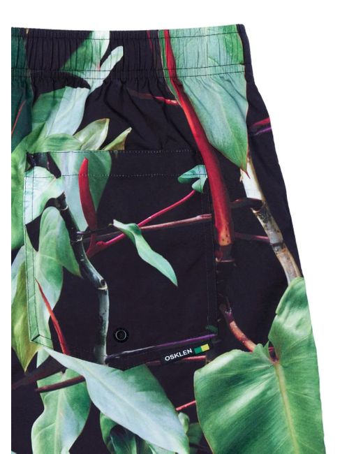 Osklen Green Aquaone Flex Swim Shorts for men