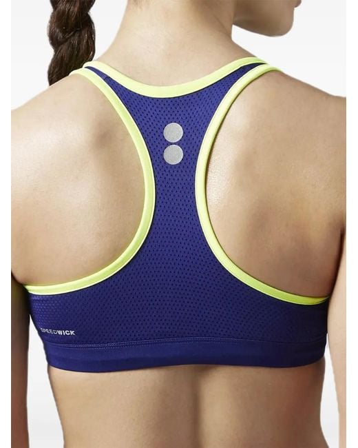 Reebok Blue Printed Bra