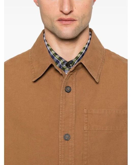 Camisa Basile A.P.C. de hombre de color Brown