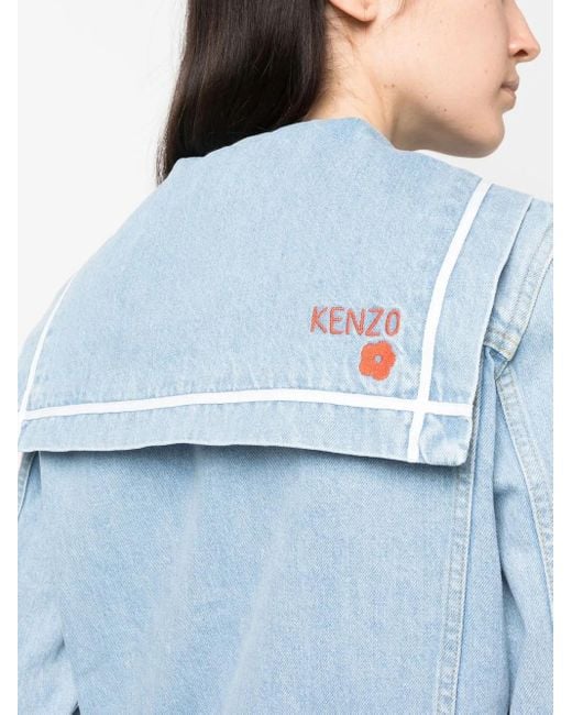 KENZO Blue Denim Cotton Jacket