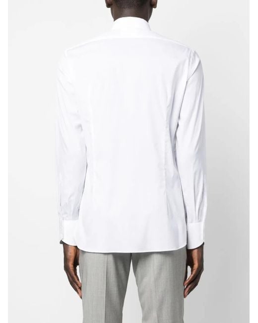 Tom Ford White Plain Cotton Shirt for men