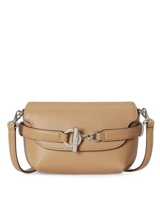 Ralph Lauren Natural Small Blaike Leather Cross Body Bag