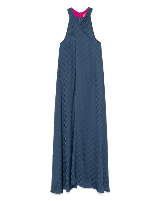 ..,merci Blue Maxikleid Mit Jacquardmuster