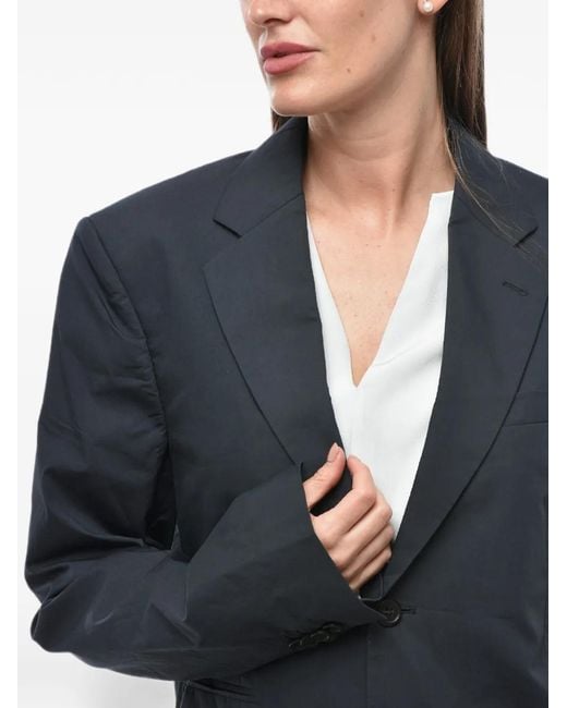 Stella McCartney Blue Bobby Single-Breasted Blazer