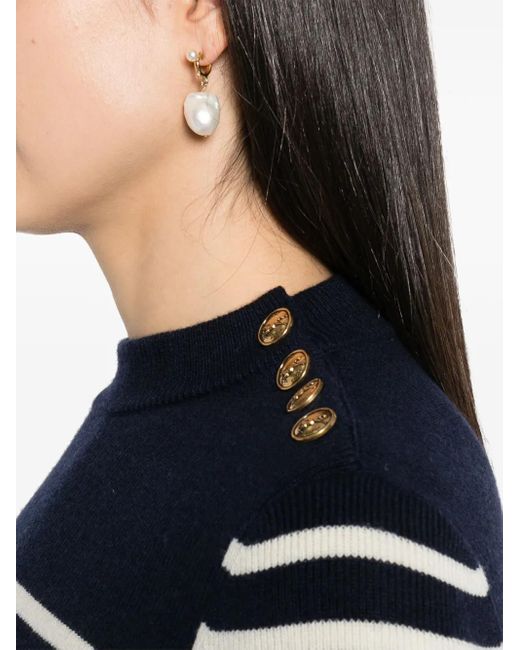 Chloé Blue Striped Sweater