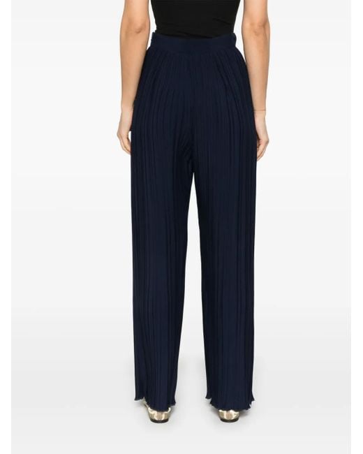 Lanvin Blue Pleated Trousers