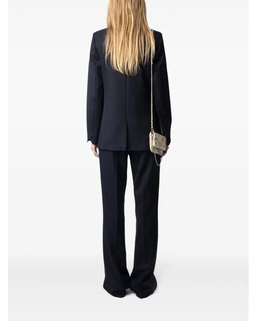 Zadig & Voltaire Blue Valse Blazer