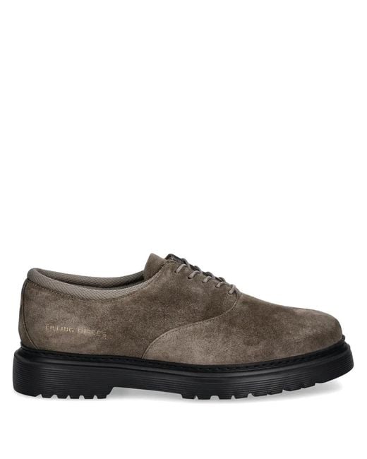 Filling Pieces Brown Leather Oxford Shoes for men