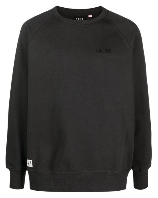 Deus Ex Machina Black No.177 Number-print Sweatshirt for men