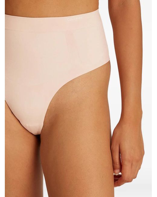 Bragas de talle alto Calvin Klein de color Natural