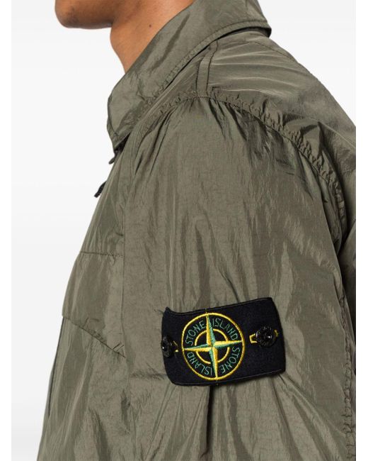 Stone Island Green Compass-badge Lightweight Jacket for men