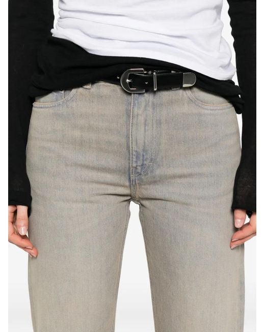Our Legacy Gray Jeans Mit Gürtelschlaufen