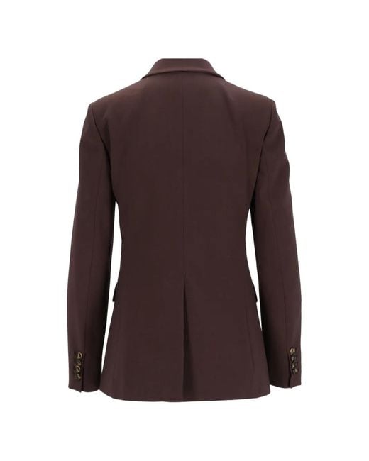 Al Duca D'aosta Brown Double-Breasted Jacket