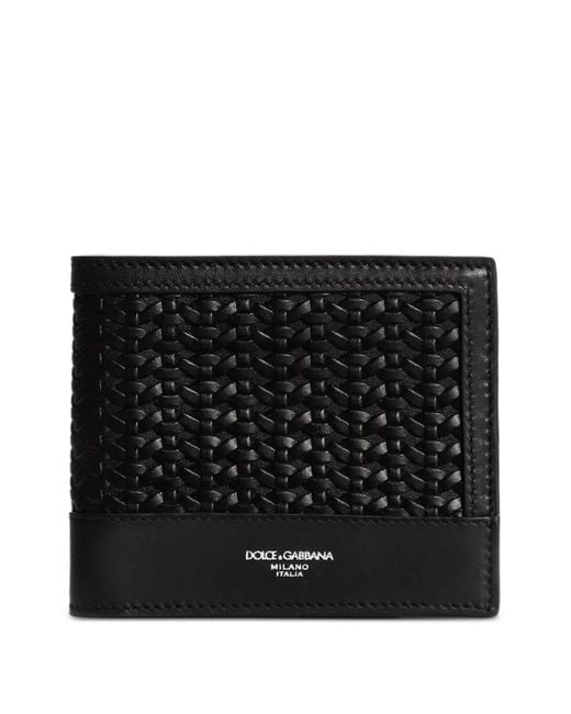 Dolce & Gabbana Black Bifold Wallet for men
