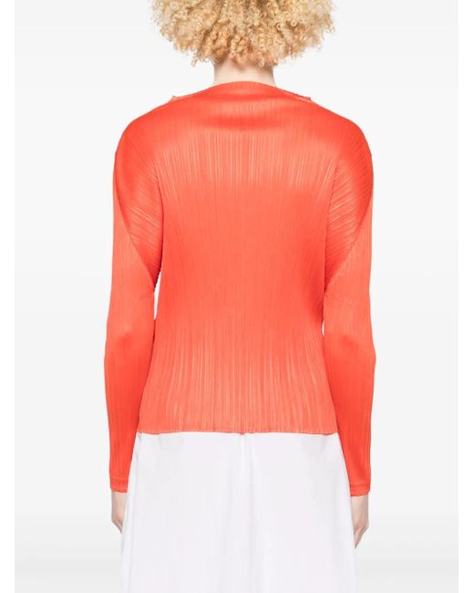 Pleats Please Issey Miyake Monthly Colors: February トップ Pink
