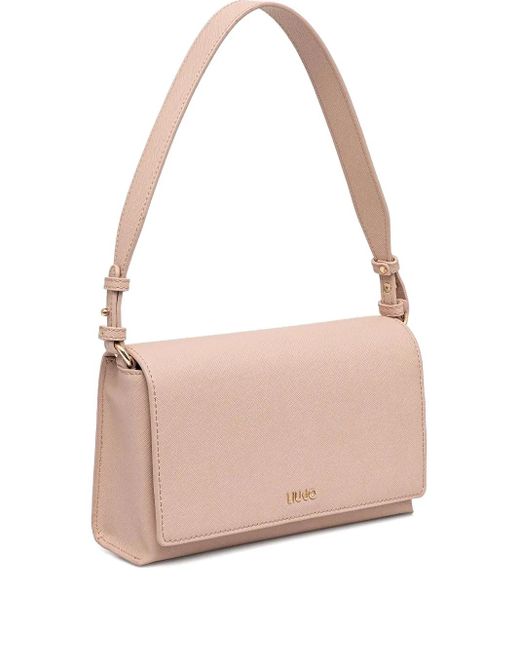Liu Jo Pink Logo-Plaque Shoulder Bag